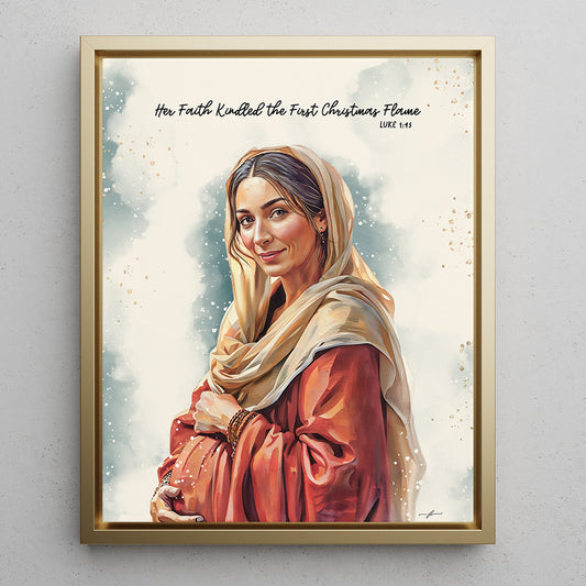 “Elizabeth” Women of The Nativity Premium Canvas