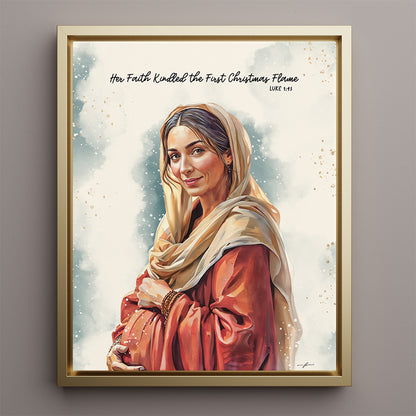 “Elizabeth” Women of The Nativity Premium Canvas