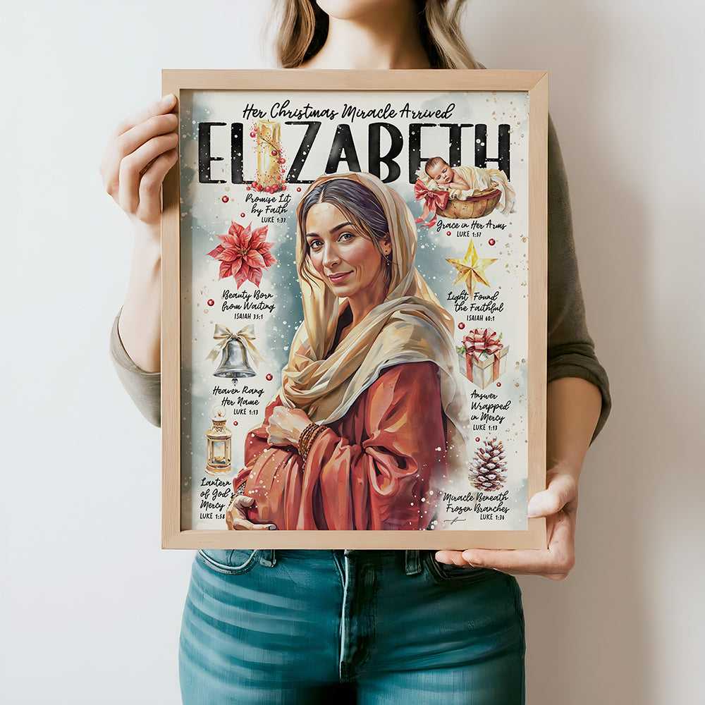 "Elizabeth" Women Of The Bible Art Print