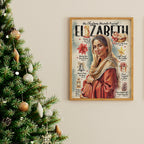 Elizabeth • Women of The Bible • Scripture Prompt • Giclée Christmas Art Print