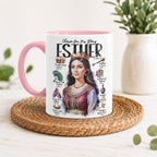 Esther • Women of The Bible • Scripture Prompt • Christian Ceramic Personalized Mug