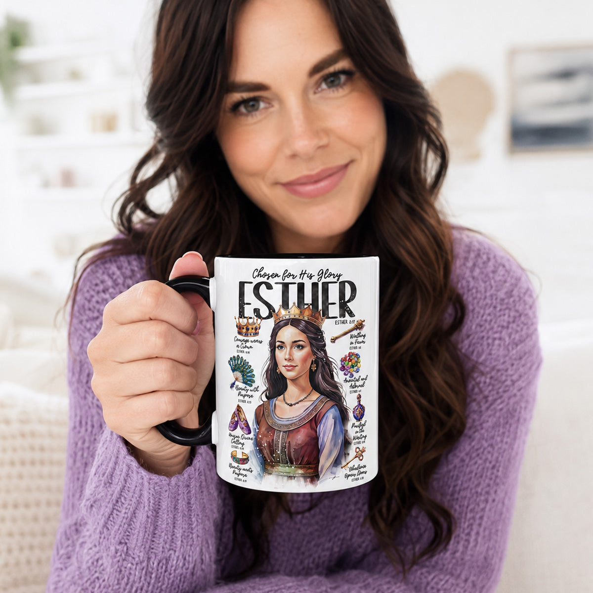 Esther Christian Ceramic Personalized Mug