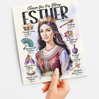 Esther • Women of The Bible • Scripture Prompt • Giclée Christian Art Print