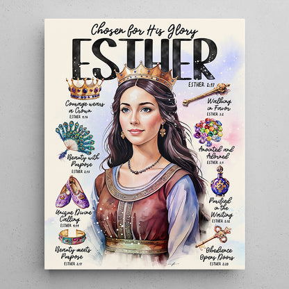 “Esther” Christian Canvas