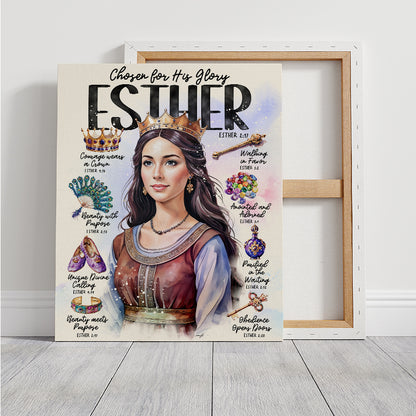 “Esther” Christian Canvas