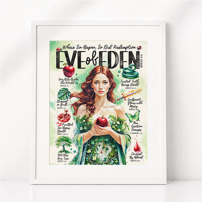 Women of The Bible | Eve | Scripture Prompt Art Print