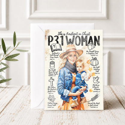 P31 • Fall • Scripture Prompt • Fine Art Christian Greeting Card