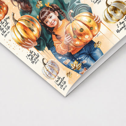 Fall Into Truth • 7 I Am • Scripture Prompt • Fine Art Christian Greeting Card