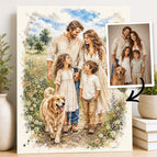 8” x 10” (2-8 People | 1-2 Pets) / No Frame, Art Print
