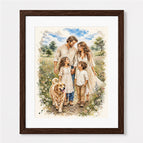 8” x 10” (2-8 People | 1-2 Pets) / Espresso Frame