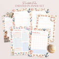 Fisher of Men • Jesus • Christian Undated Planner Set