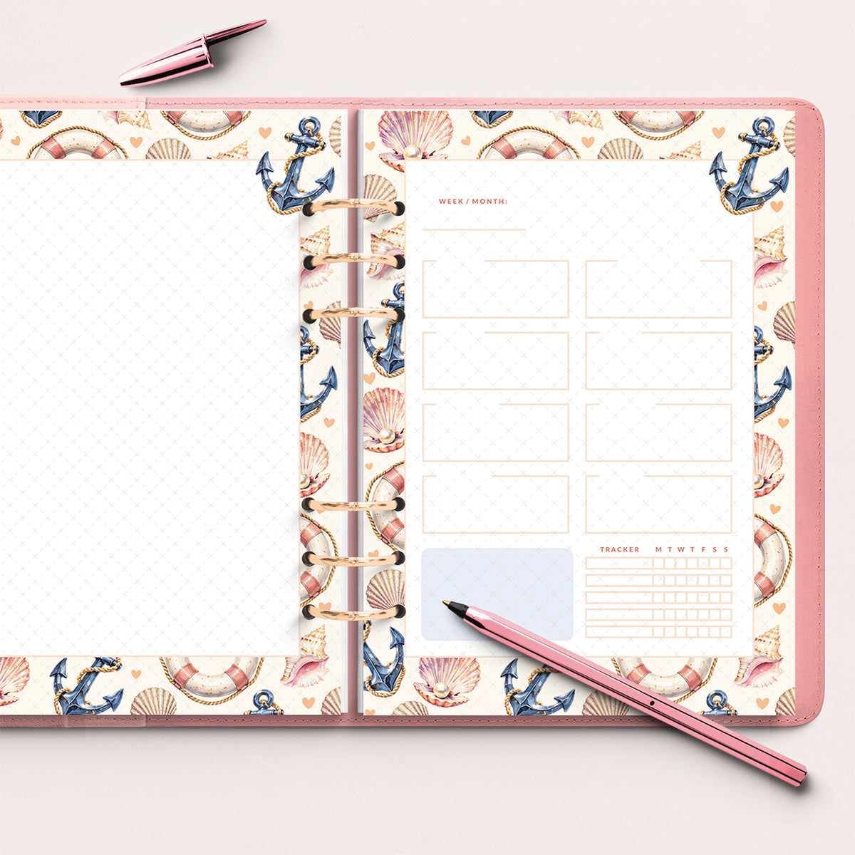 Fisher of Men • Jesus • Christian Undated Planner Set