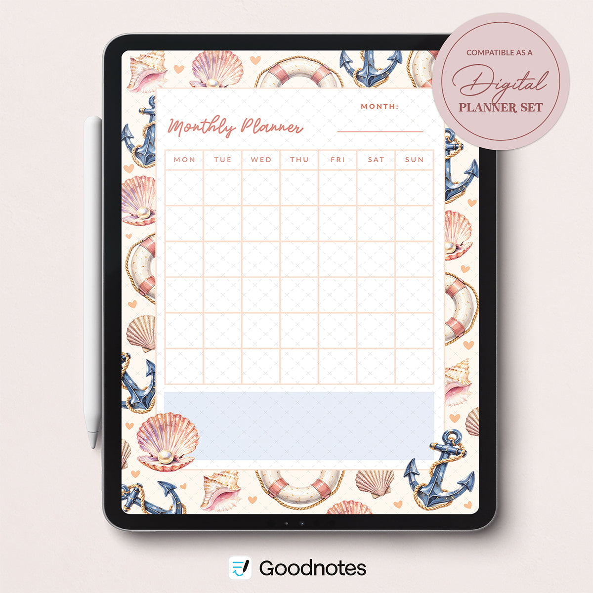 Fisher of Men • Jesus • Christian Undated Planner Set