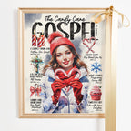 Candy Cane Gospel • Scripture Prompt • Giclée Christmas Art Print