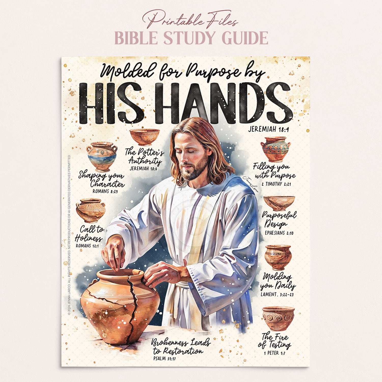 Molded For A Purpose • Jesus • Christian Digital Bible Study Guide