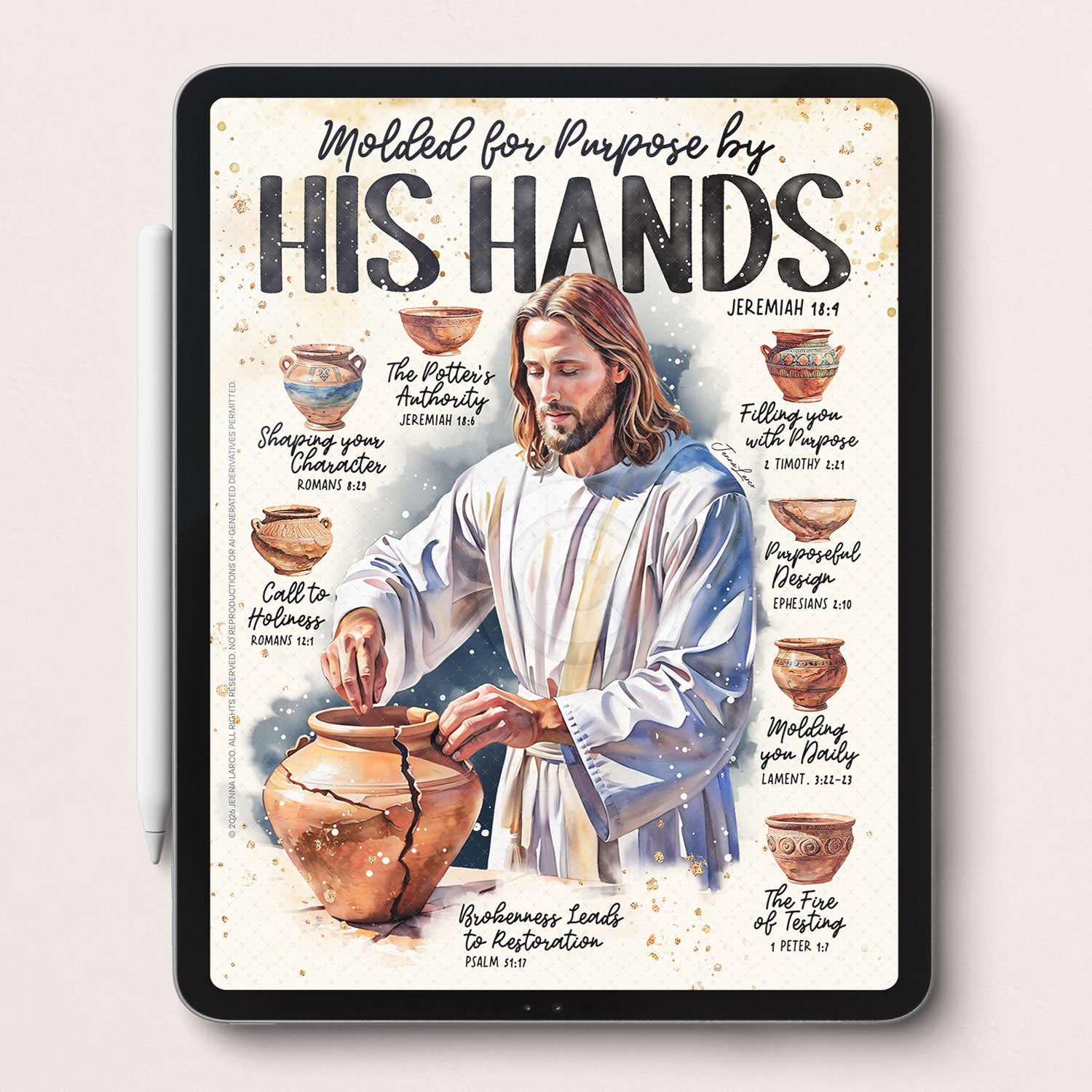 Molded For A Purpose • Jesus • Christian Digital Bible Study Guide