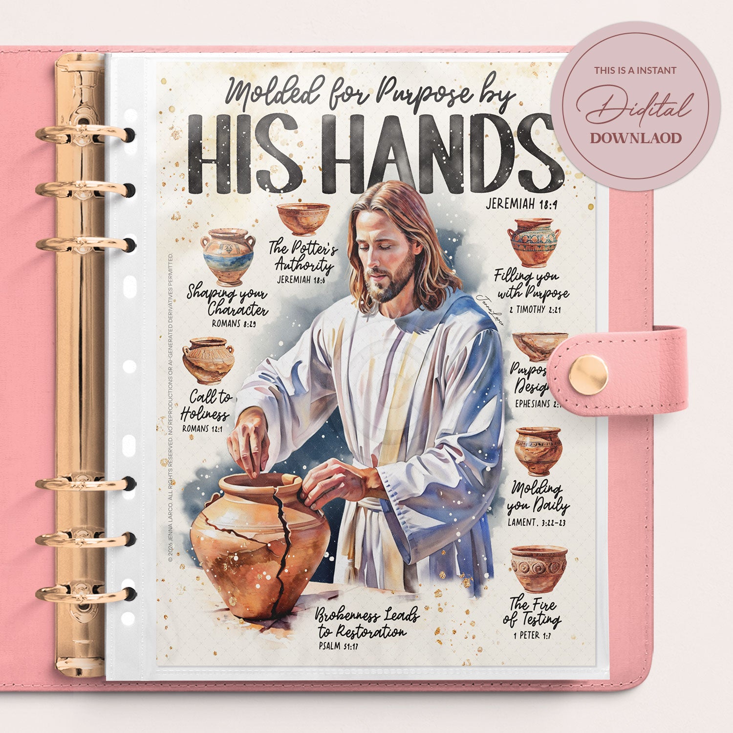 Molded For A Purpose • Jesus • Christian Digital Bible Study Guide