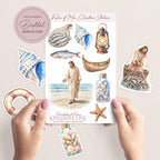 Fisher of Men, Christian Digital Sticker Sheets