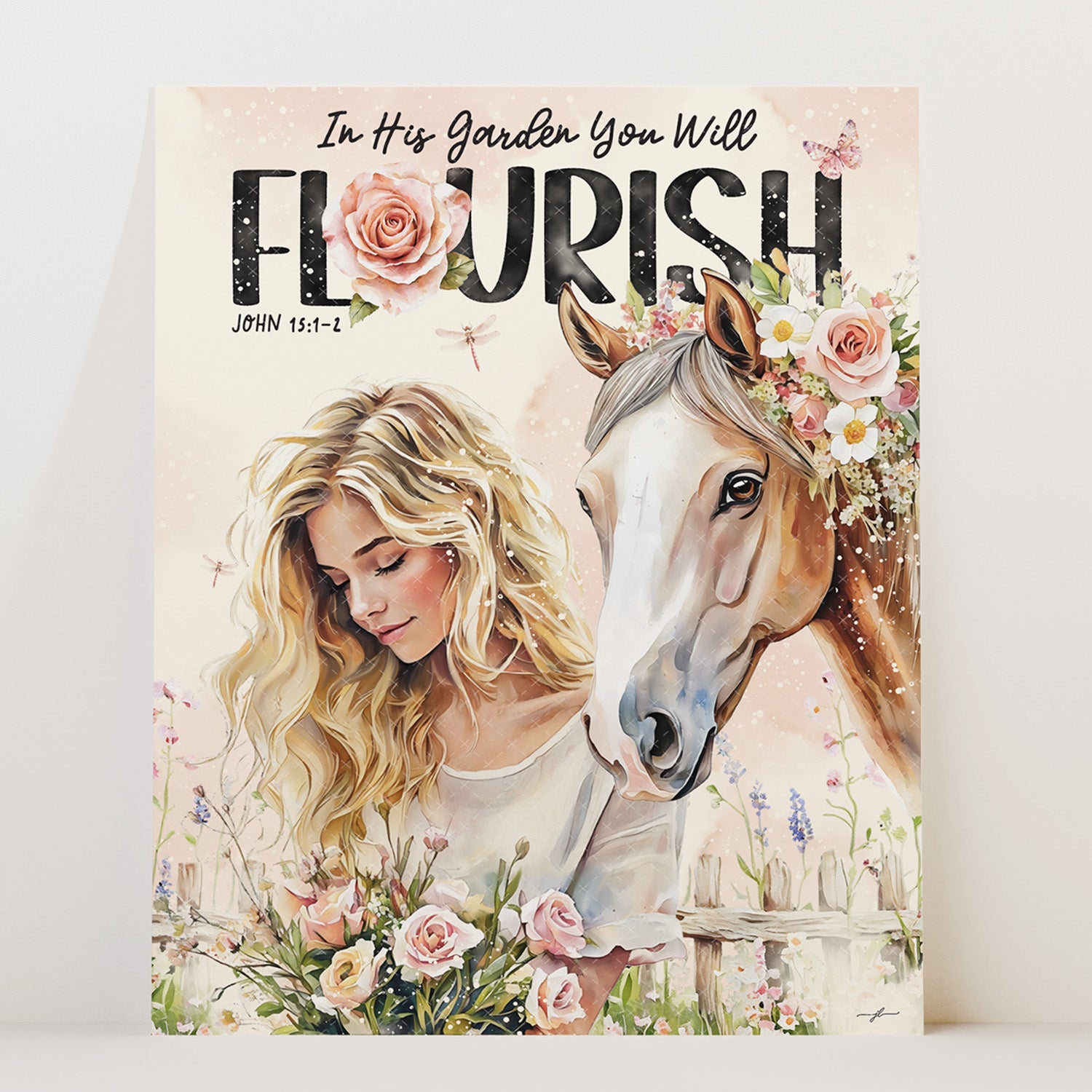 Spring | John 15:1-2 | Giclée Christian Art Print