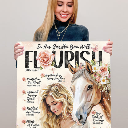 Spring | Flourishing | Scripture Prompt Art Print