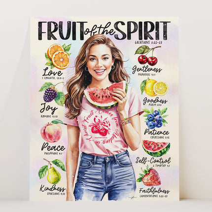 Fruit of The Spirit | Scripture Prompt Art Print