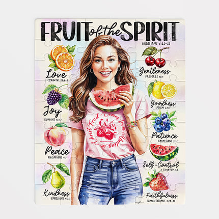 Fruit of the Spirit Scripture Prompt Christian Puzzle