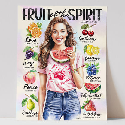 “Fruit of the Spirit” Christian Art Print