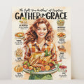 Gather in Grace • Thanksgiving • Scripture Prompt •  Giclée Christian Art Print