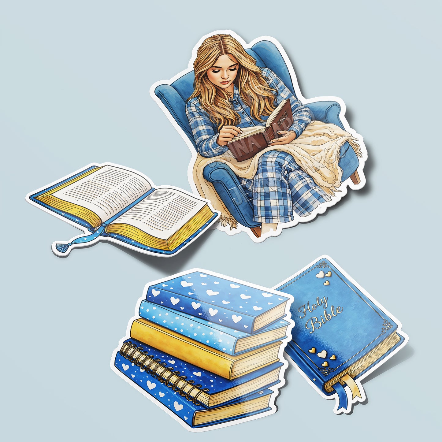 Goal Setting | Reading | Vinyl Sticker Set