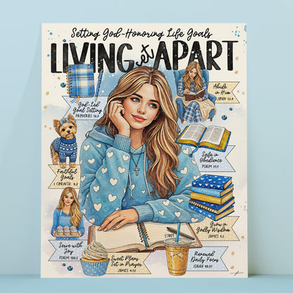 Goal Setting | New Year’s Day | Christian Art Print