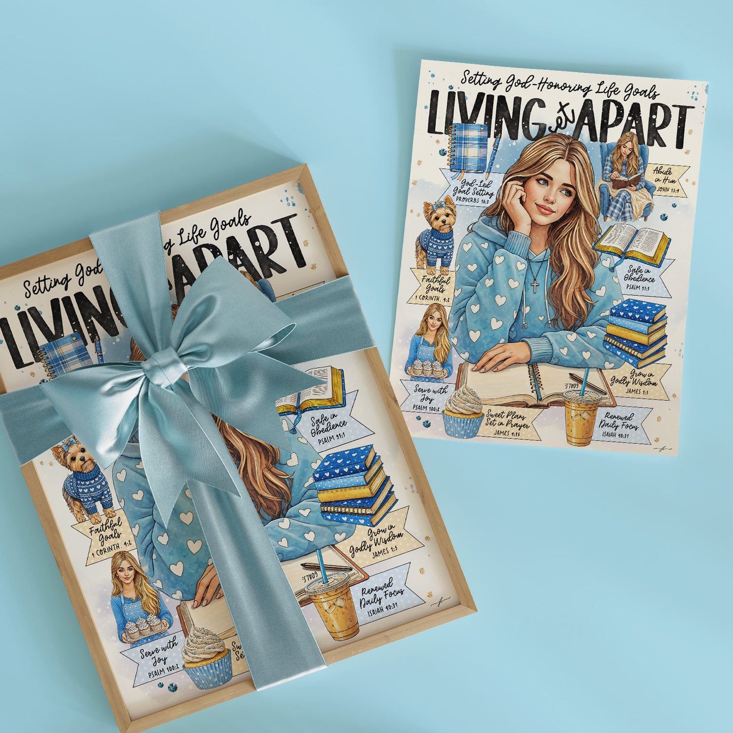 Goal Setting | New Year’s Day | Christian Art Print