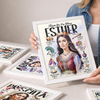 Esther • Women of The Bible • Scripture Prompt • Giclée Christian Art Print