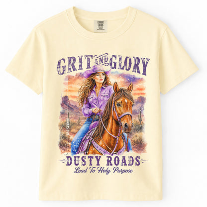 Western • Grit & Glory • Christian Comfort Colors® T-Shirt