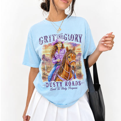 Western • Grit & Glory • Christian Comfort Colors® T-Shirt