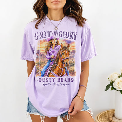 Western • Grit & Glory • Christian Comfort Colors® T-Shirt