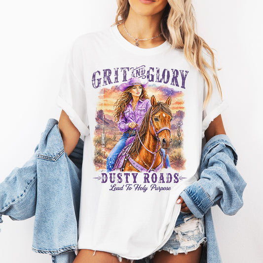 Western • Grit & Glory • Christian Comfort Colors® T-Shirt
