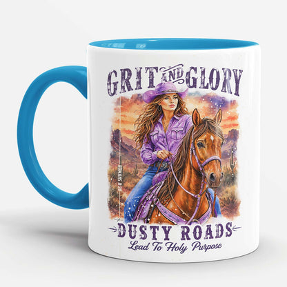 Western • Grit & Glory • Christian Ceramic Mug