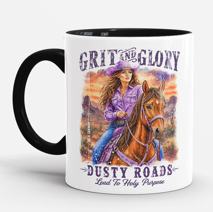 Western • Grit & Glory • Christian Ceramic Mug