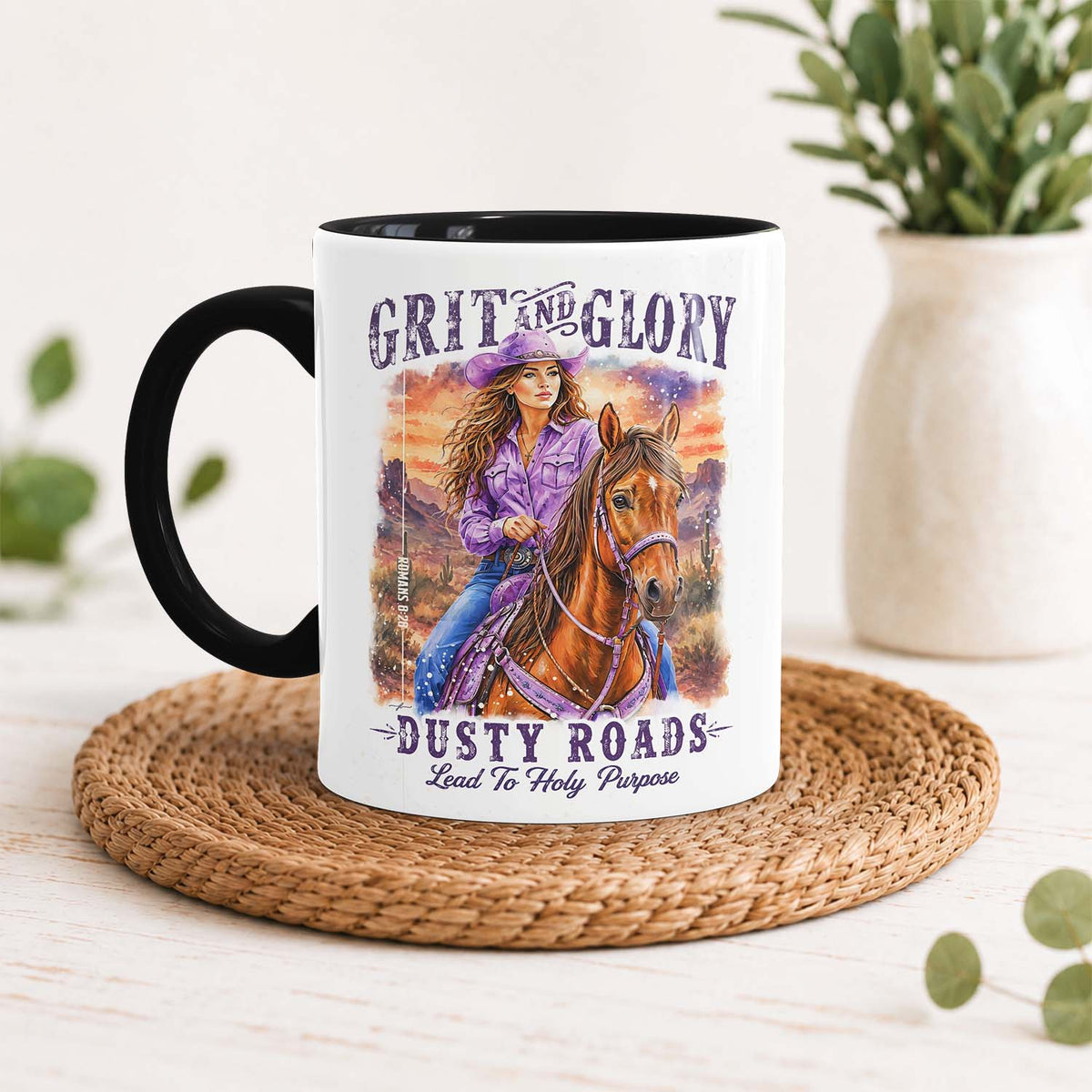 Western • Grit & Glory • Christian Ceramic Mug