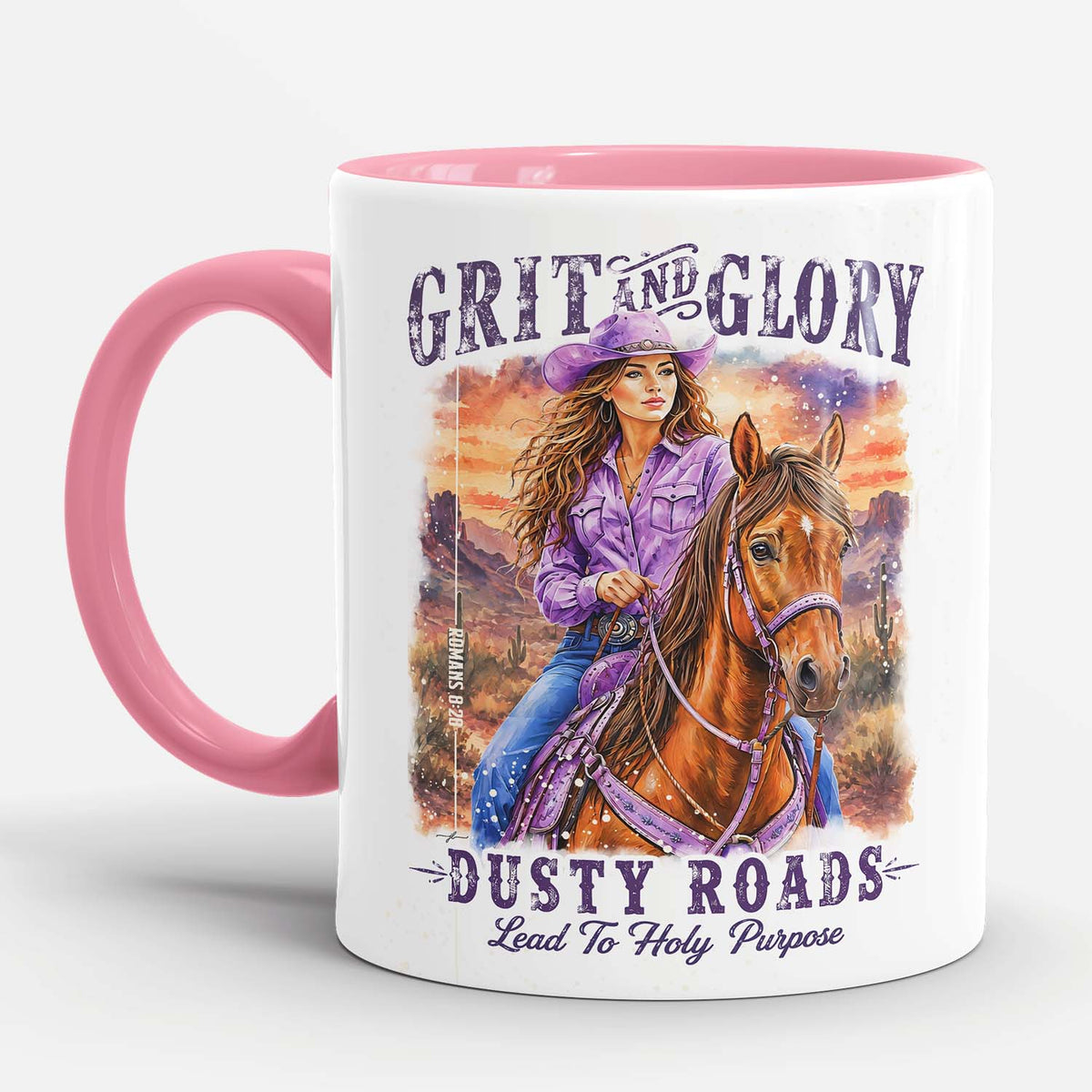 Western • Grit & Glory • Christian Ceramic Mug