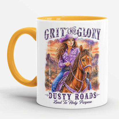 Western • Grit & Glory • Christian Ceramic Mug