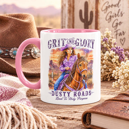 Western • Grit & Glory • Christian Ceramic Mug