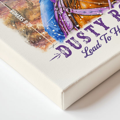Western • Grit & Glory • Christian Canvas •  Premium Floating Frame Christian Canvas