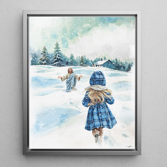 "Guided By His Warmth" Christian Premium Canvas