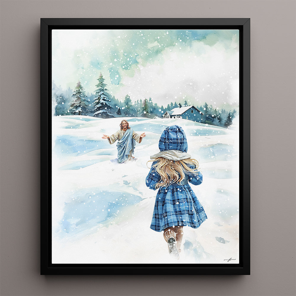 "Guided By His Warmth" Christian Premium Canvas