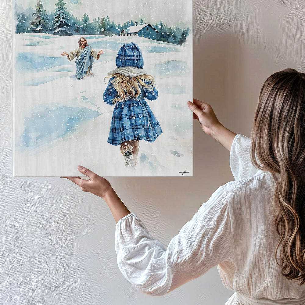 "Guided By His Warmth" Christian Premium Canvas