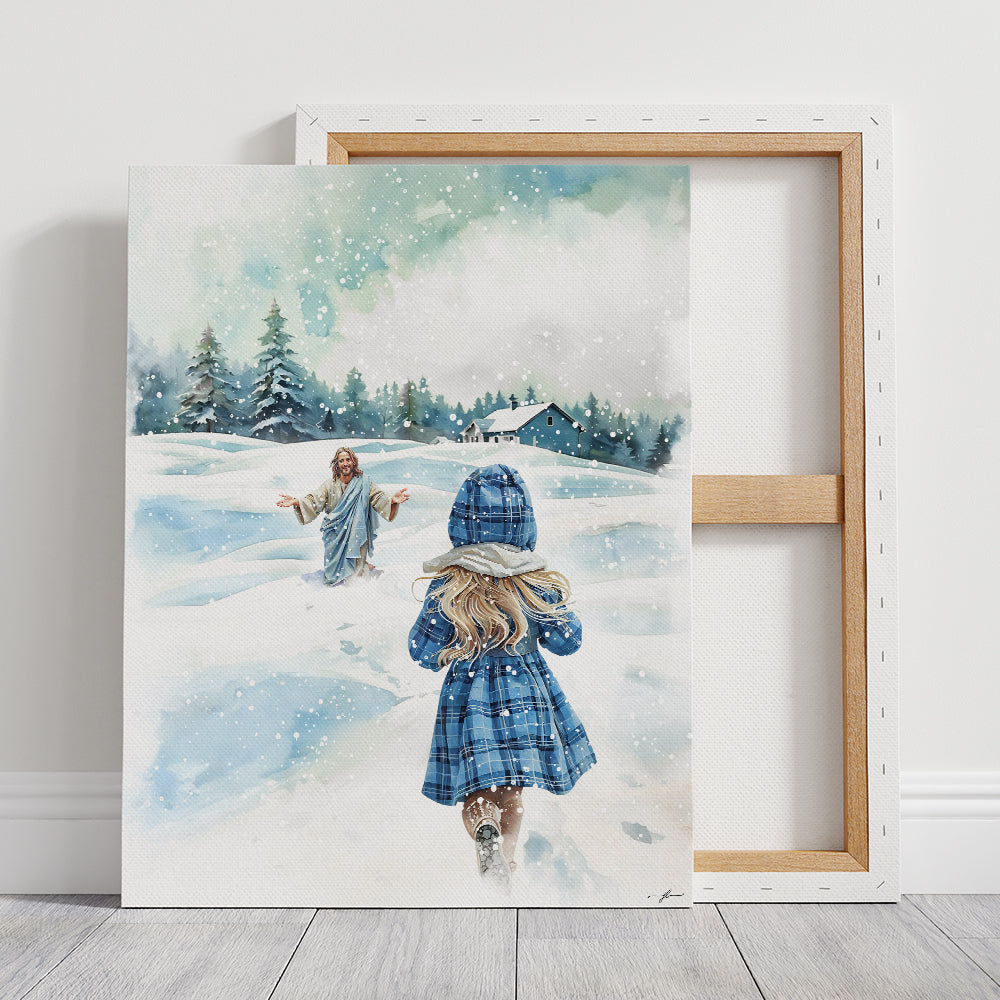 "Guided By His Warmth" Christian Premium Canvas