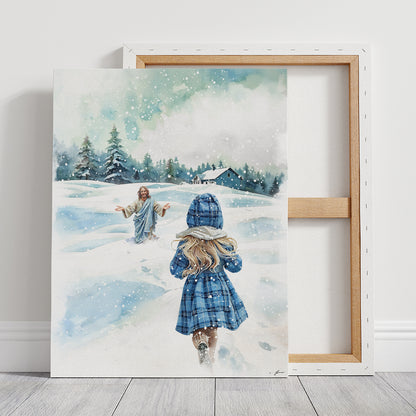 "Guided By His Warmth" Christian Premium Canvas