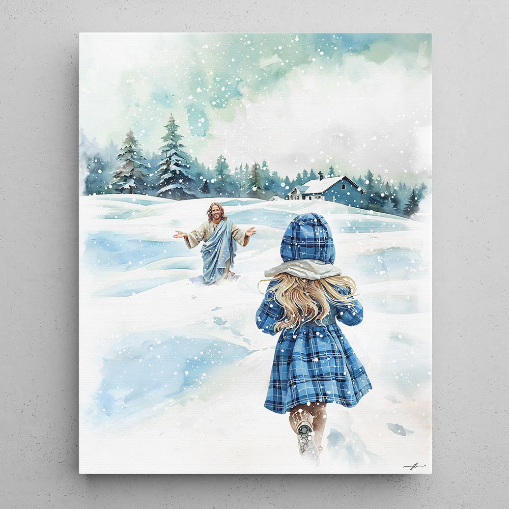 "Guided By His Warmth" Christian Premium Canvas