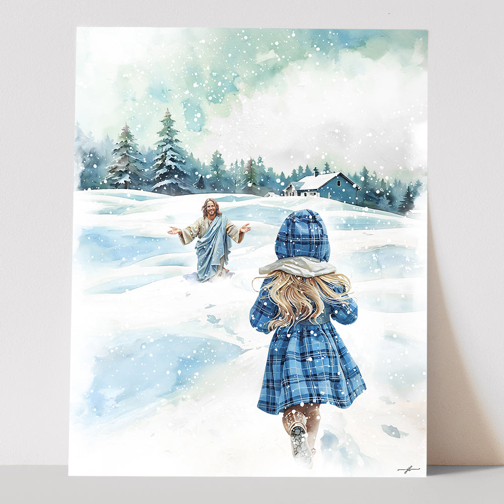 “Guided By His Warmth” Christian Art Print